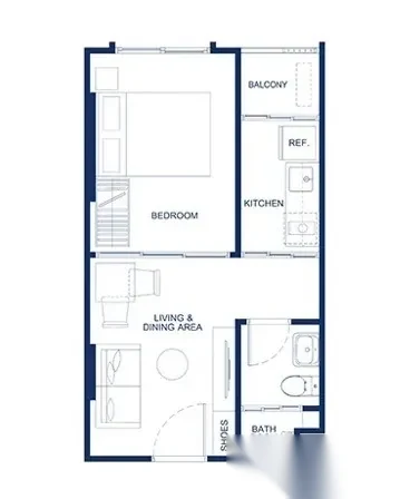 1 Bedroom Apartment for rent at THE BASE Bukit complex · Wichit · Pool Access — photo 5