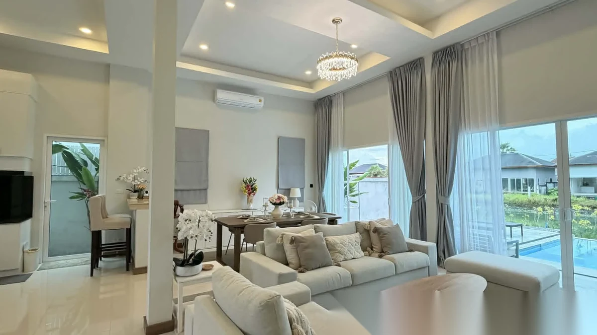 Вилла 3BR в комплексе Ananda Lake View · Теп Красаттри · Вид на озеро — фото 2