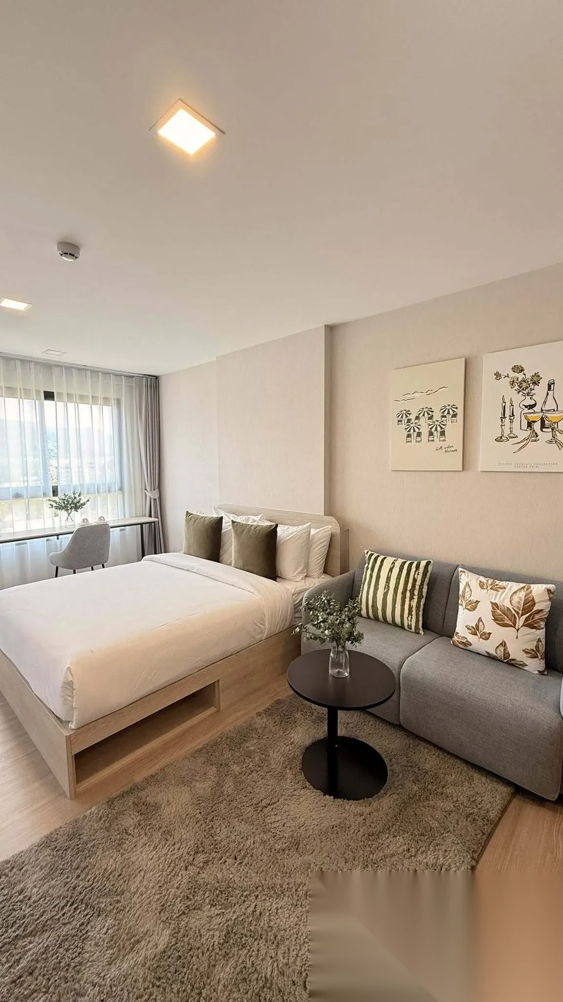 Апартаменты 1BR в ЖК THE BASE Bukit · Вичит · Вид на бассейн — фото 3