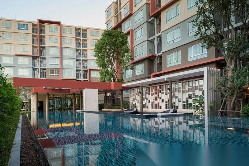 1 Bedroom Apartment for rent at D Condo Kathu-Patong complex · Kathu · Pool View — photo 6
