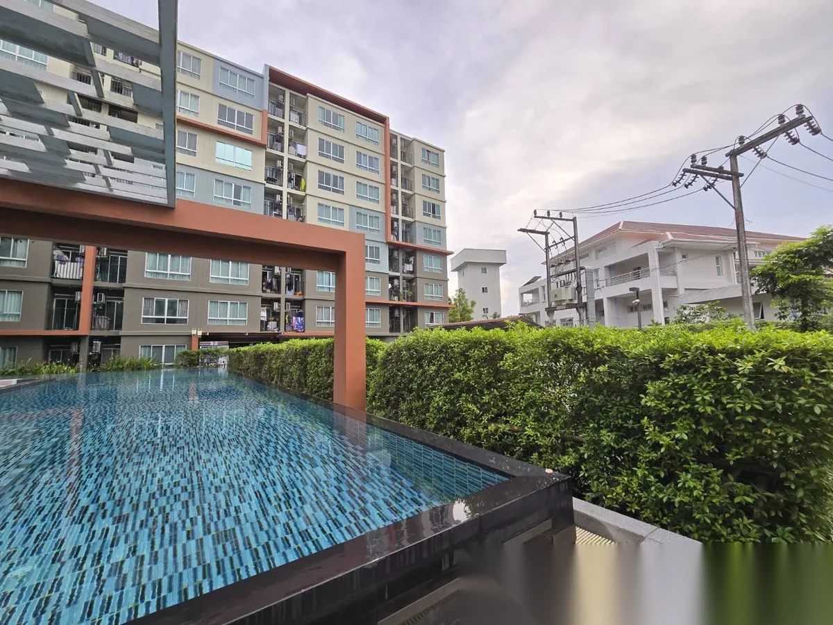 1 Bedroom Apartment for rent at D Condo Kathu-Patong complex · Kathu · Pool View — photo 7