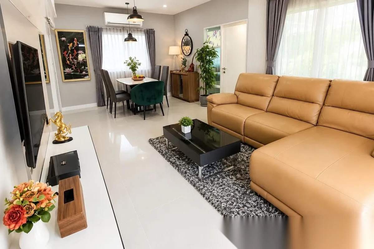 Дом 4BR в комплексе Saransiri Kohkaew · Ко Каео · Вид на бассейн — фото 4