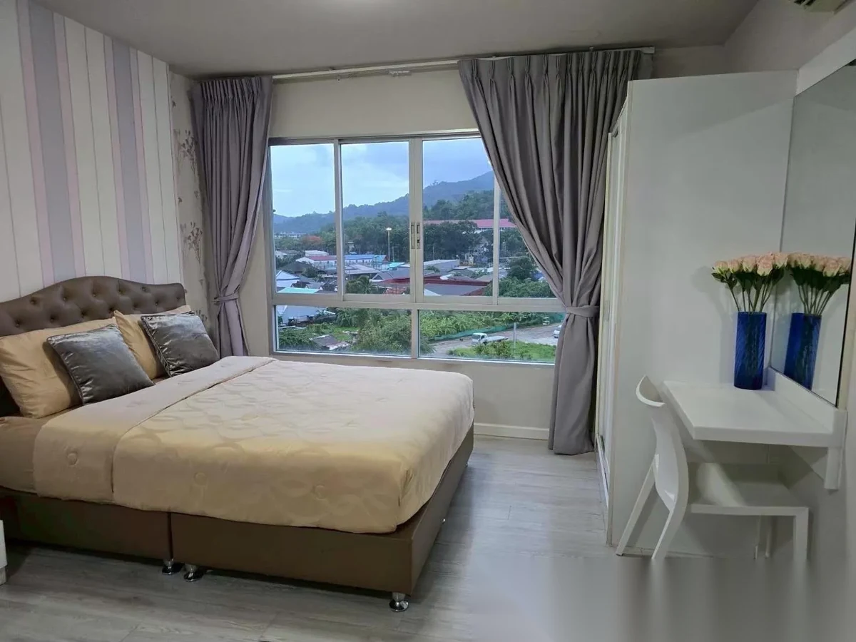 1 Bedroom Apartment for rent at D Condo Kathu-Patong complex · Kathu · Pool View — photo 3
