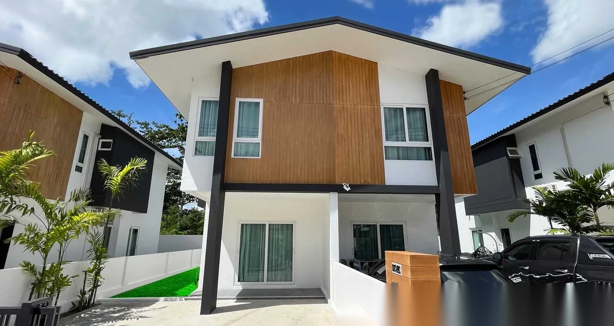 2 Bedroom Townhouse for rent at Smileville X2 Bang Jo complex · Si Sunthon · Garden View — photo 2