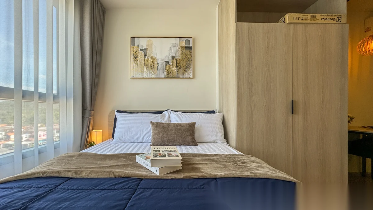 1 Bedroom Apartment for rent at Dcondo Reef Phuket complex · Kathu · Lake View — photo 6