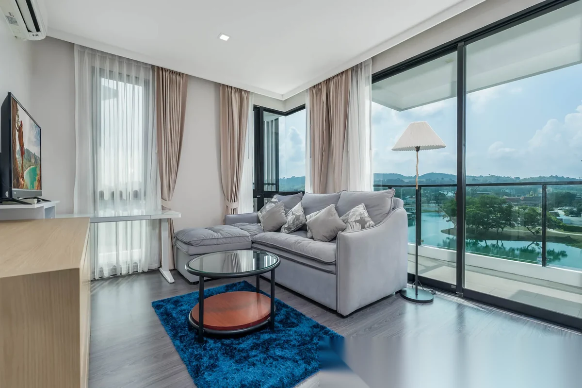 2 Bedroom Apartment for rent at Royal Lee The Terminal Phuket complex · Sakhu · Lake View — photo 3
