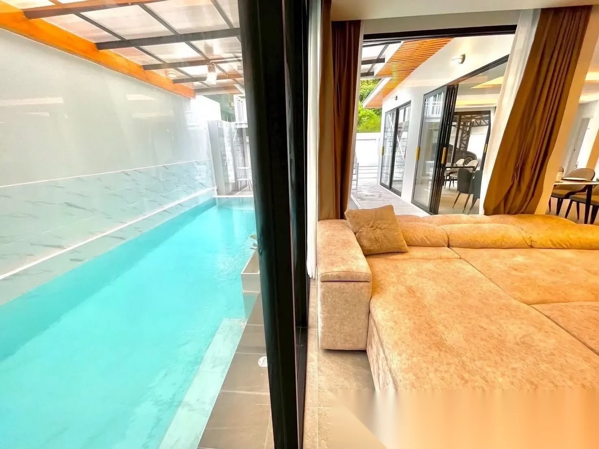 4 Bedroom Villa for rent at Baan Promphun Paklok complex · Pa Khlok · Pool View — photo 11