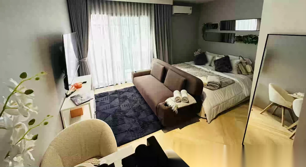 Studio Apartment for rent at The Title Legendary-Bang Tao complex · Choeng Thale · Pool View — photo 4