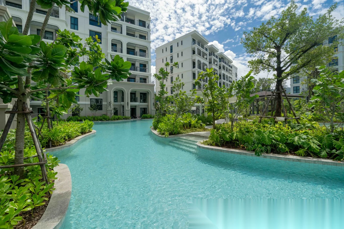 Studio Apartment for rent at The Title Legendary-Bang Tao complex · Choeng Thale · Pool View — photo 12