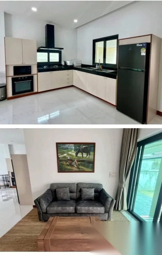 Вилла 3BR в комплексе Bhuvana Villa · Теп Красаттри · Вид на бассейн — фото 7