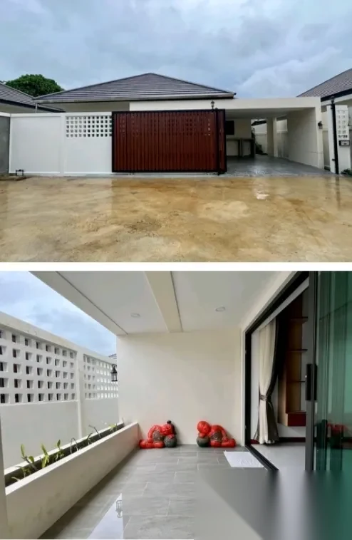 Вилла 3BR в комплексе Bhuvana Villa · Теп Красаттри · Вид на бассейн — фото 10