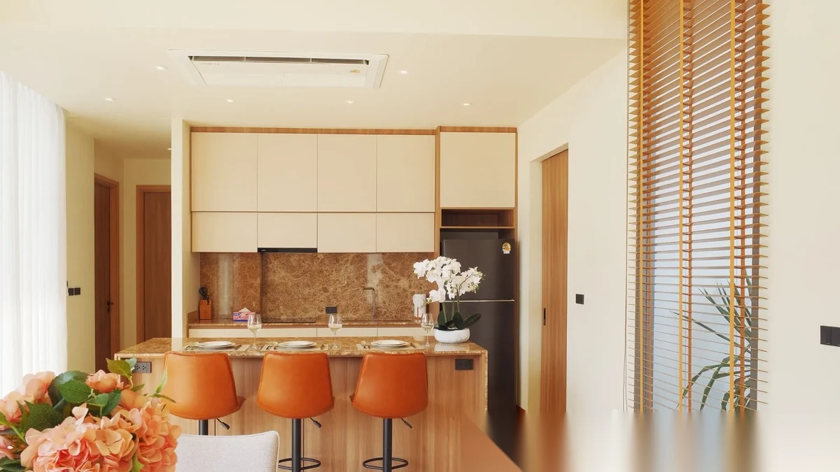 3 Bedroom Villa for rent at The Ozone Campus Villa complex · Thep Krasattri · Pool View — photo 11