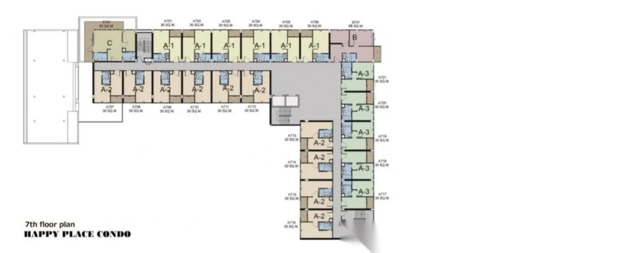 1 Bedroom Apartment for rent at Happy Place Condo complex · Sakhu — photo 11