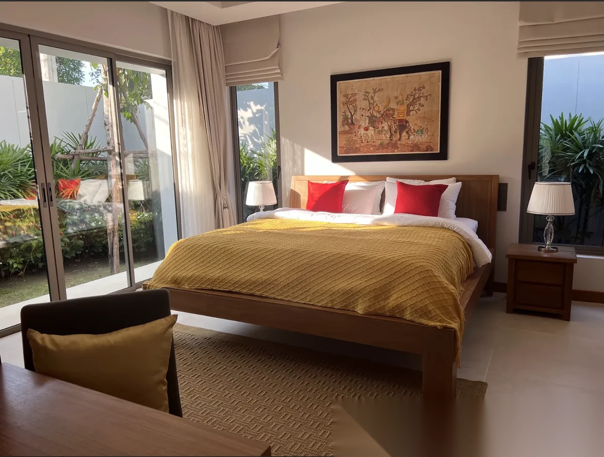 3 Bedroom Villa for rent at Anchan Tropicana complex · Thep Krasattri · Pool View — photo 6