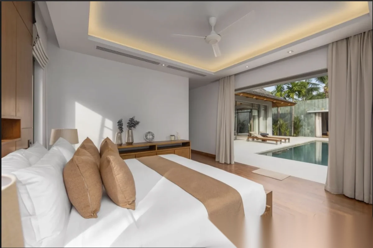 3 Bedroom Villa for rent at Anchan Tropicana complex · Thep Krasattri · Pool View — photo 10