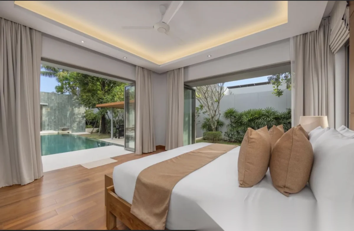 3 Bedroom Villa for rent at Anchan Tropicana complex · Thep Krasattri · Pool View — photo 12