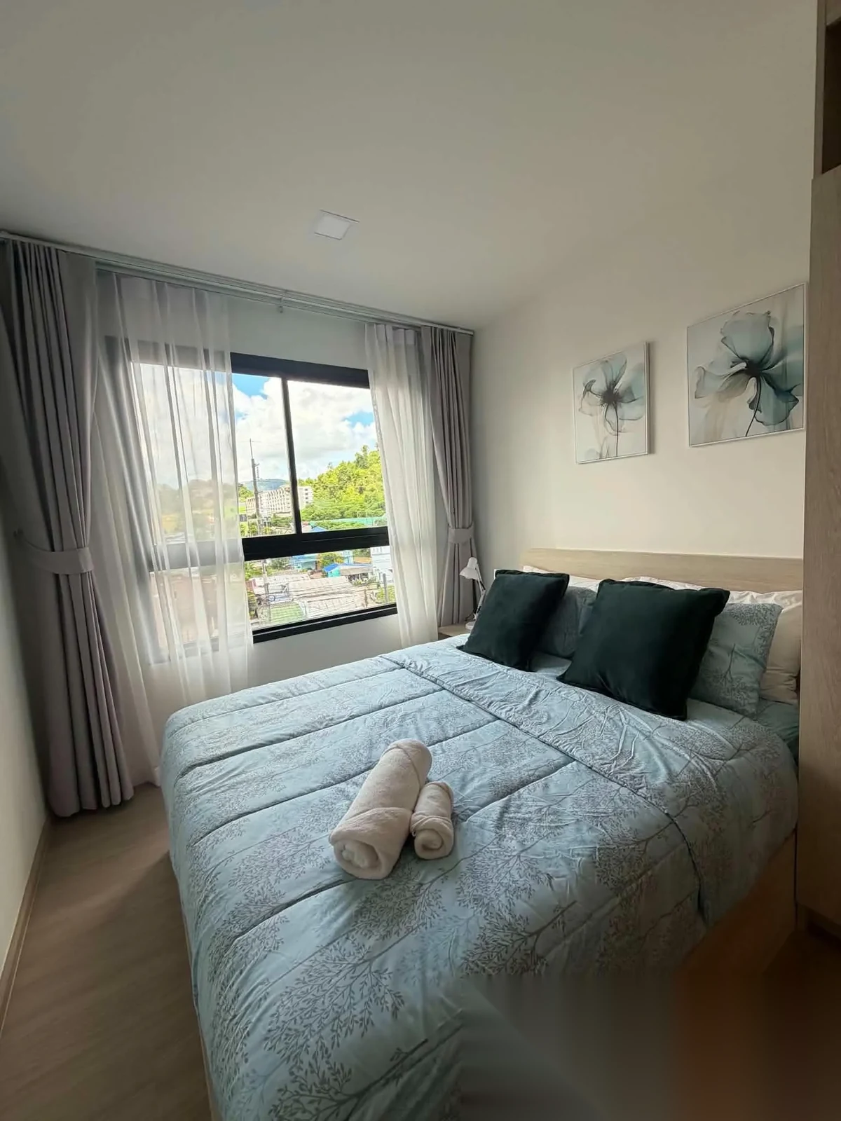 Апартаменты 1BR в ЖК THE BASE Bukit · Вичит · Выход к бассейну — фото 8
