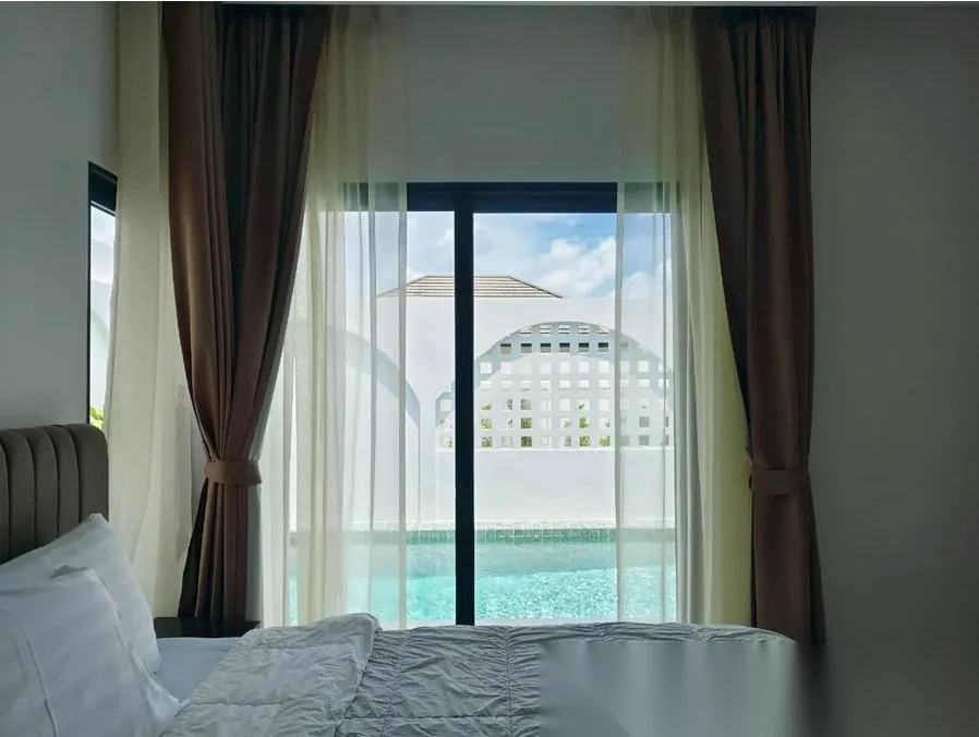 3 Bedroom Villa for rent at Bhuvana Villa complex · Thep Krasattri · Garden View — photo 6