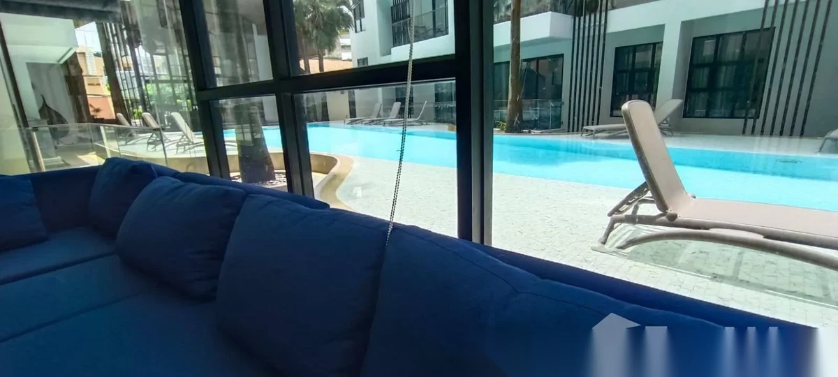 2 Bedroom Apartment for rent at Palmyrah Surin Beach Residence complex · Choeng Thale · Pool View — photo 10