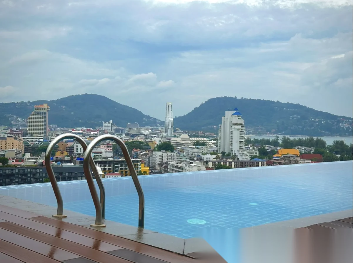 1 Bedroom Apartment for rent at The Unity Patong complex · Patong · Partial Sea View — photo 2