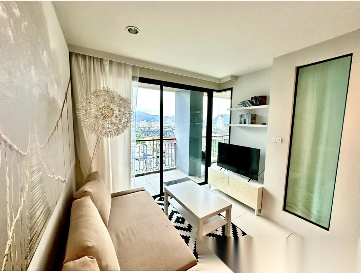 1 Bedroom Apartment for rent at The Unity Patong complex · Patong · Partial Sea View — photo 5