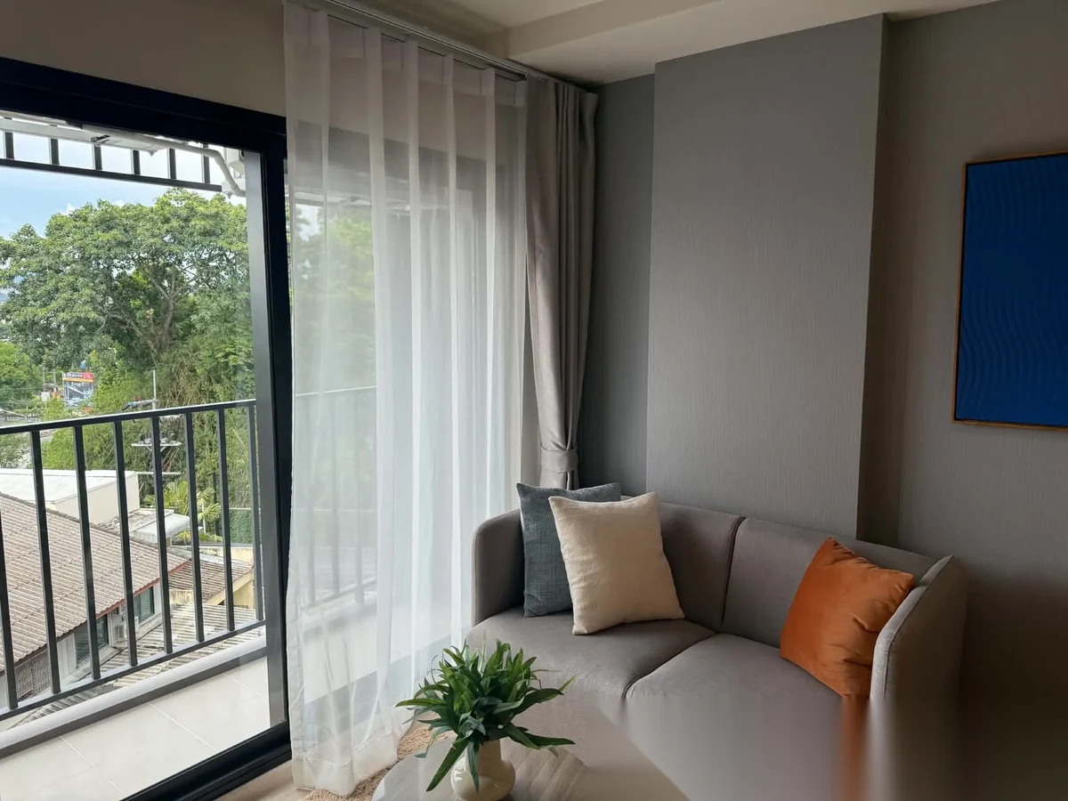 1 Bedroom Apartment for rent at The Base Cherngtalay complex · Choeng Thale · Garden View — photo 4