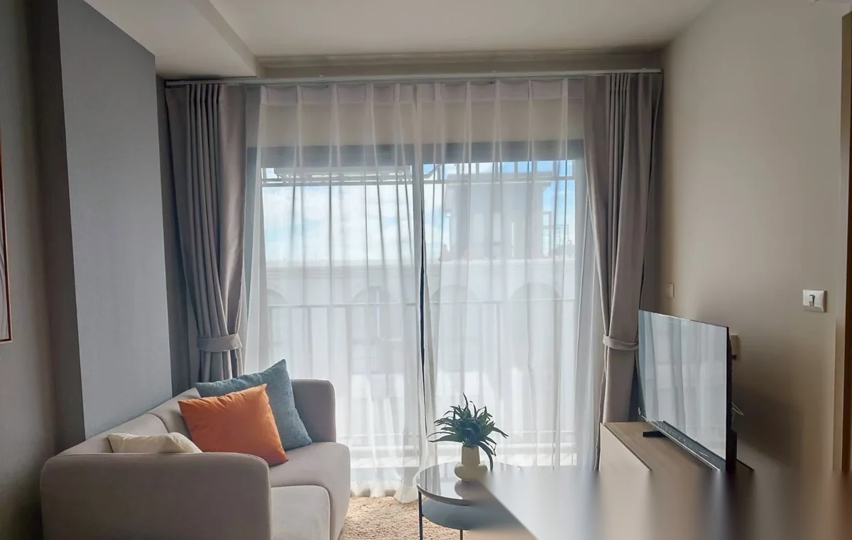 Апартаменты 1BR в ЖК The Base Cherngtalay · Чернг Тале / Bang Tao · Вид на бассейн — фото 3