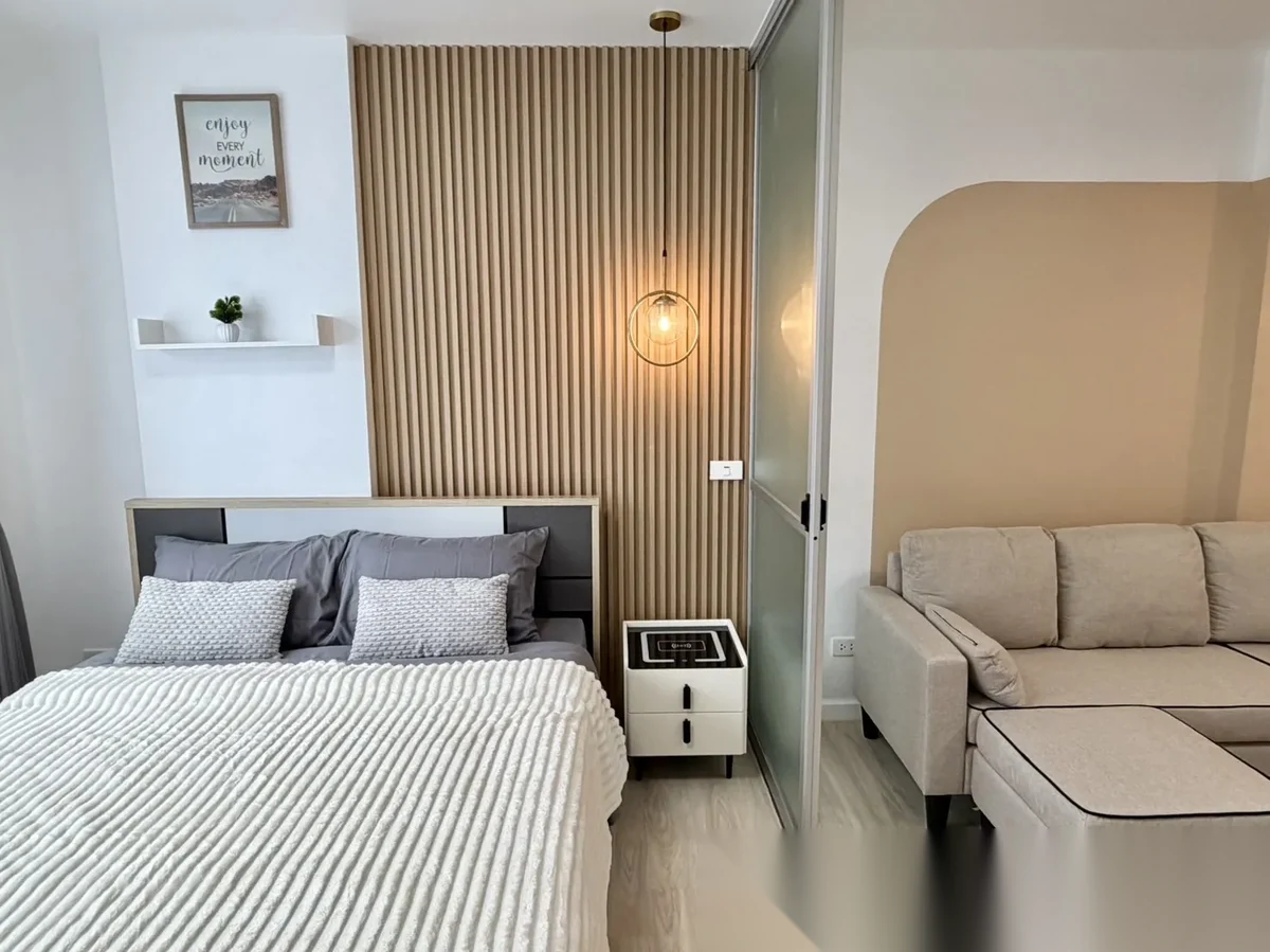 Апартаменты 1BR в ЖК D Condo Kathu · Кату · Вид на бассейн — фото 14