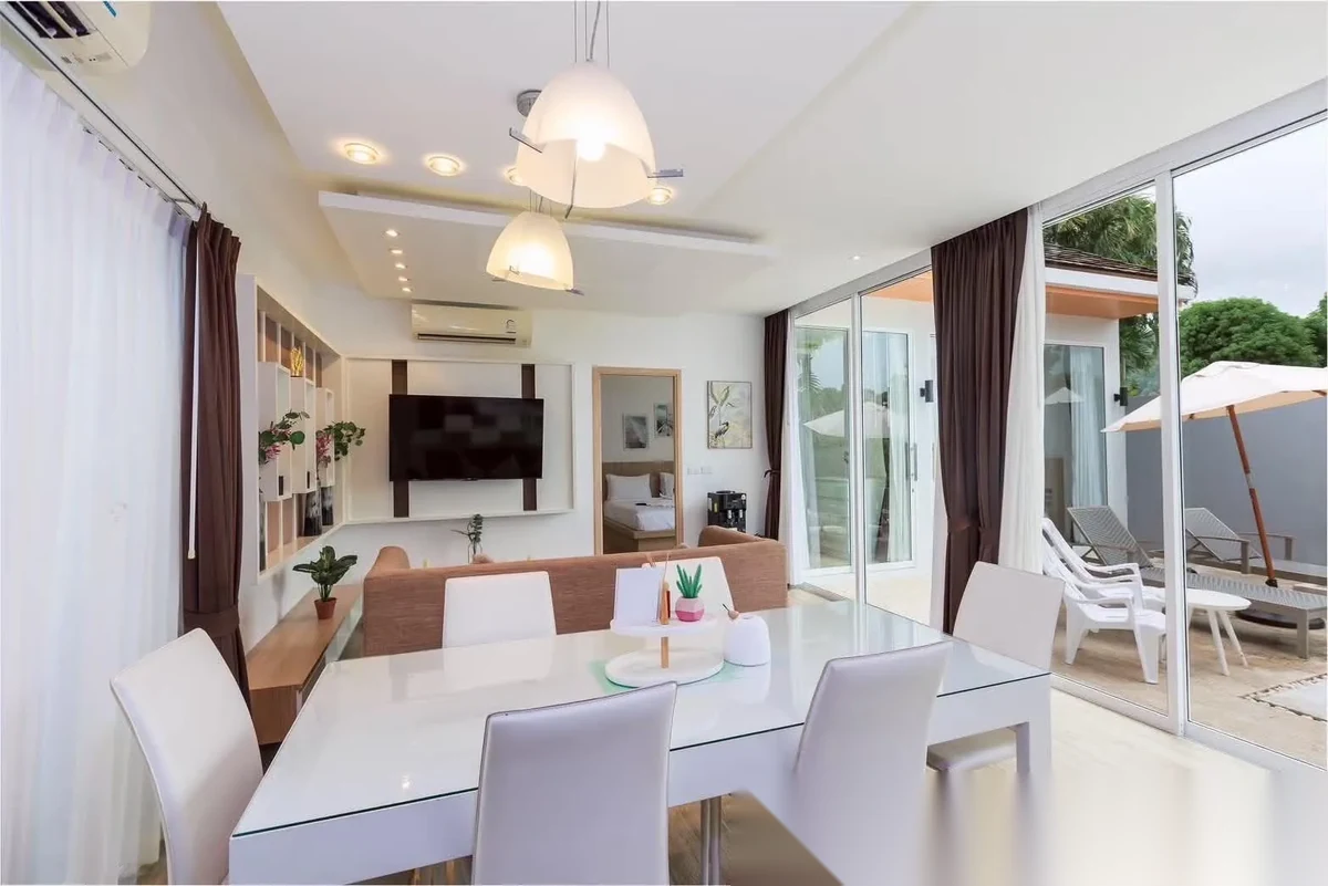 3 Bedroom Villa for rent at The Signature Villas Naiharn complex · Rawai · Pool Access — photo 9