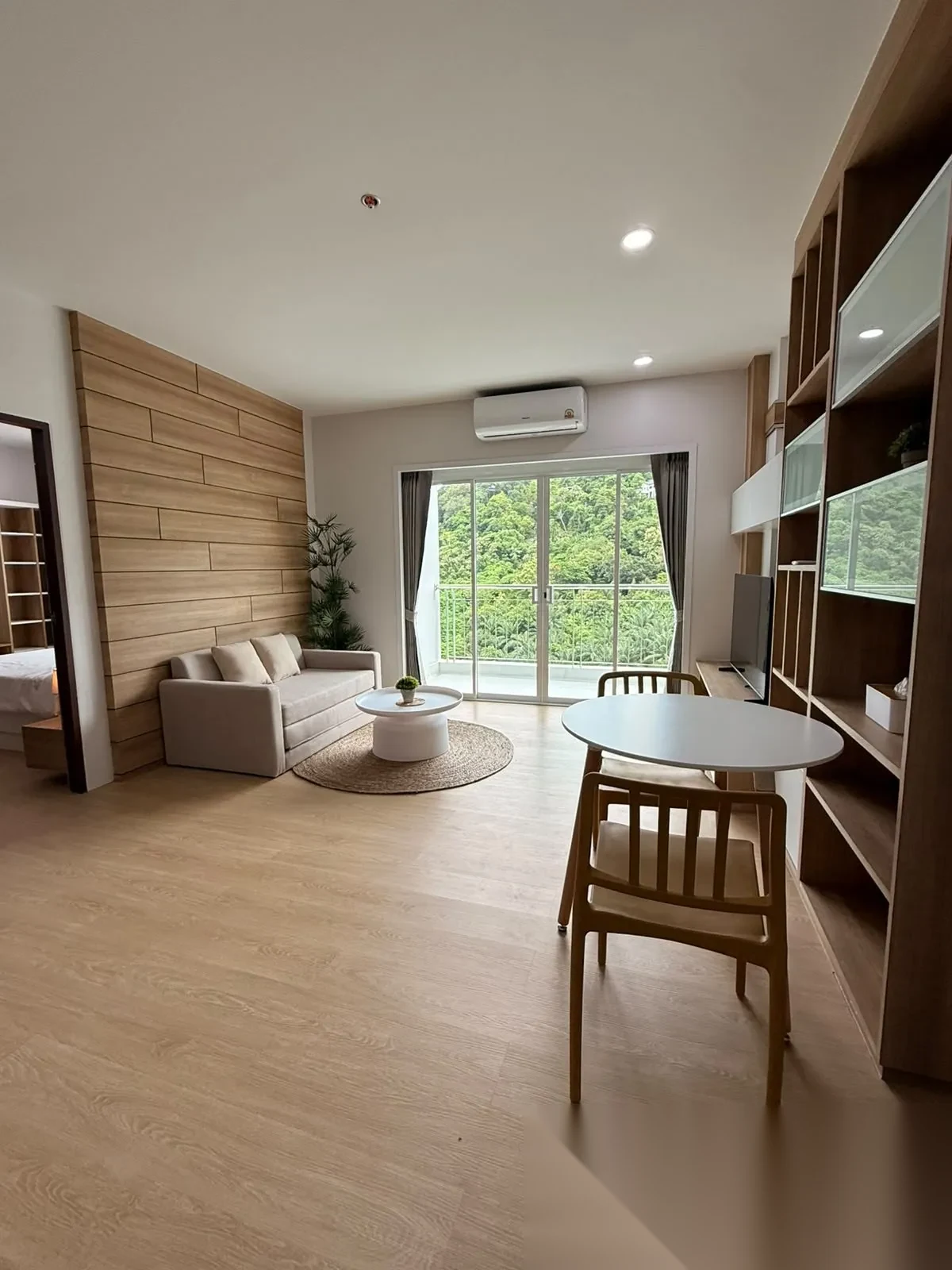 1 Bedroom Apartment for rent at The Green Places Condominium complex · Phuket Town · Garden View — photo 2