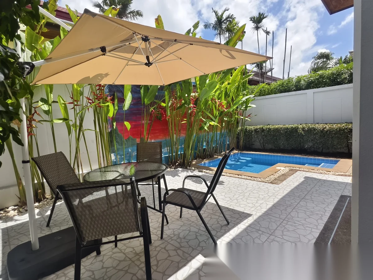 3 Bedroom Villa for rent at Ananda Villa complex · Chalong · Pool View — photo 12