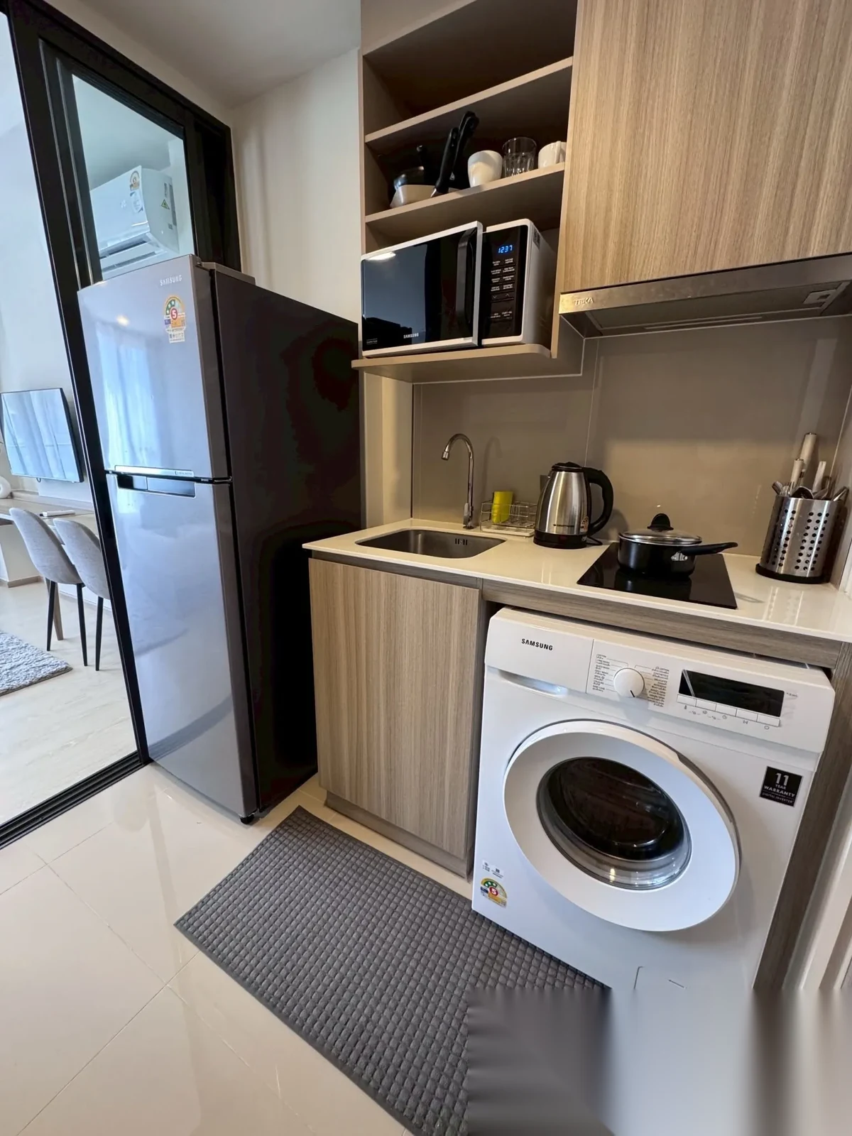 Studio Apartment for rent at The Base Rise complex · Wichit · Pool View — photo 7