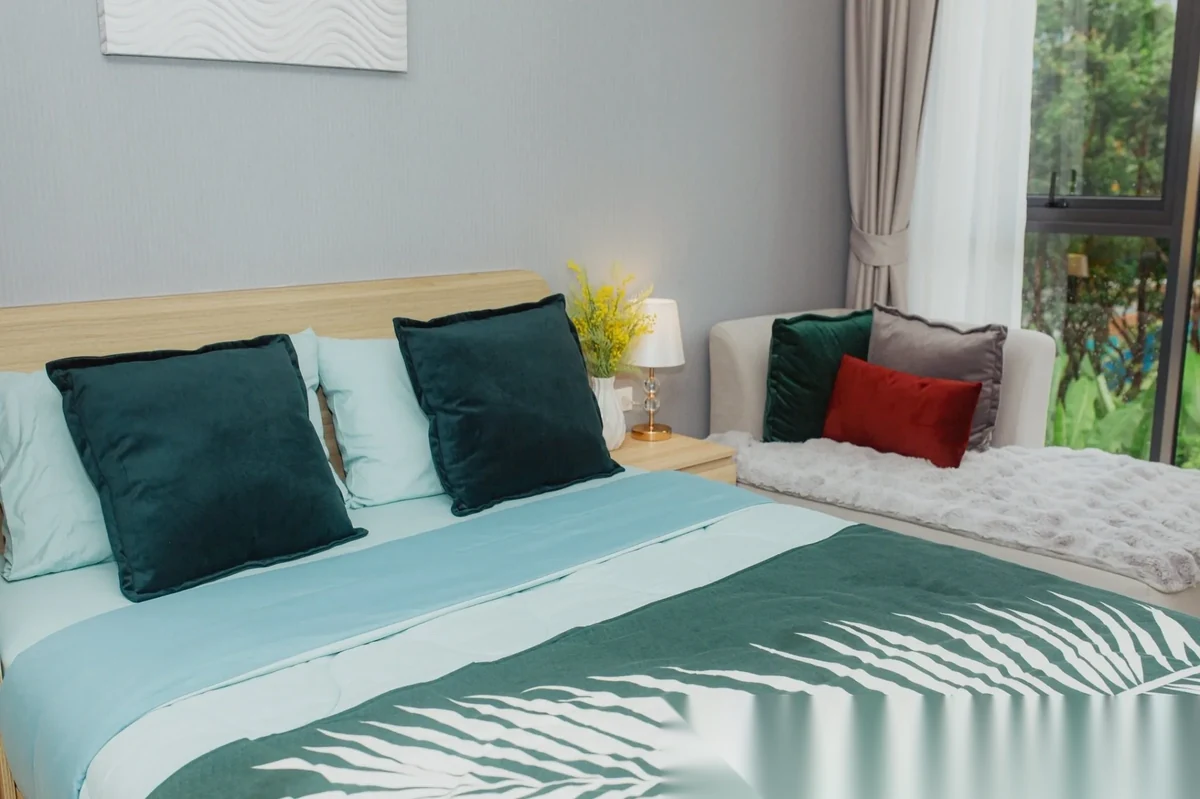 Апартаменты 1BR в ЖК The Base Rise · Вичит · Вид на бассейн — фото 9