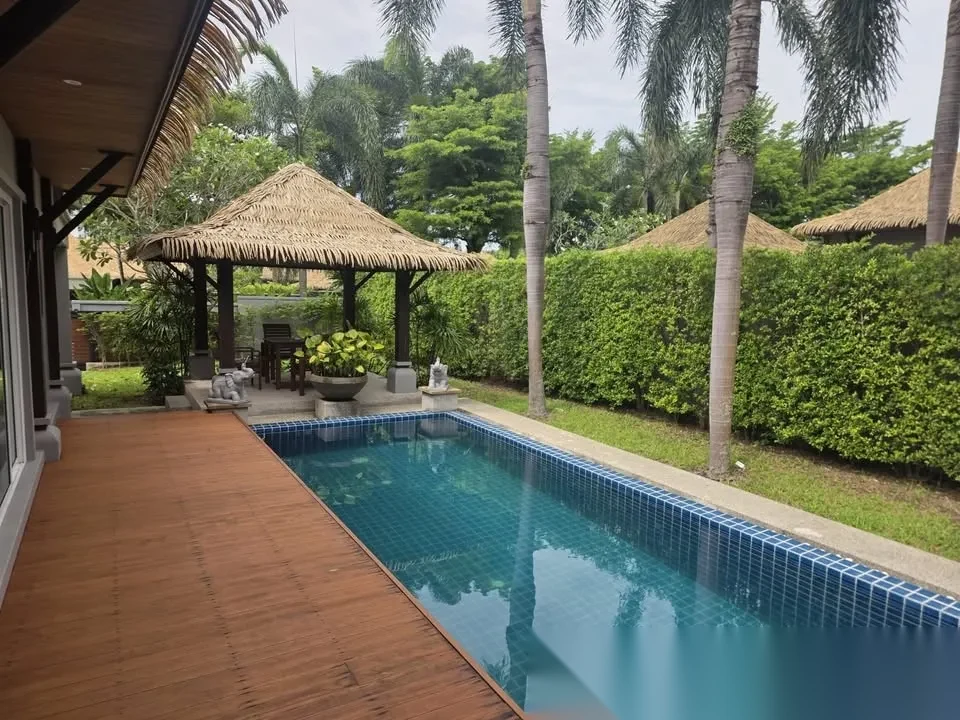 2 Bedroom Villa for rent at Tropical Green Estate complex · Rawai · Pool View