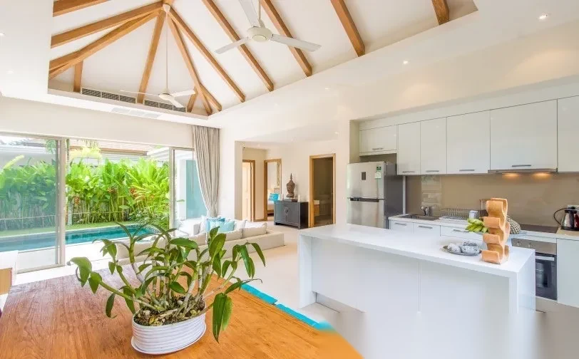 3 Bedroom Villa for rent at Trichada Villas complex · Choeng Thale · Pool View — photo 5