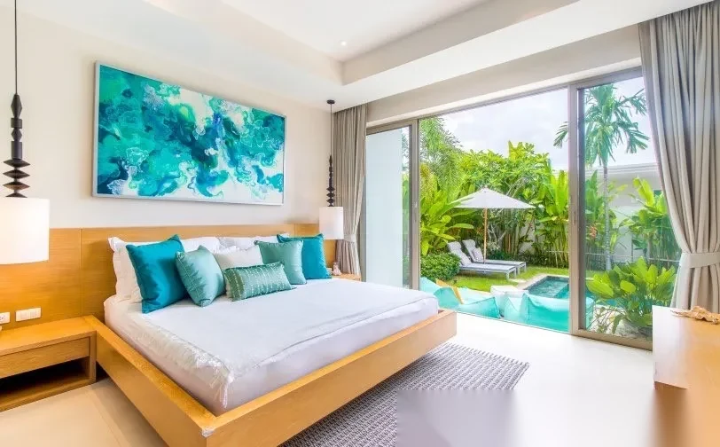 3 Bedroom Villa for rent at Trichada Villas complex · Choeng Thale · Pool View — photo 6