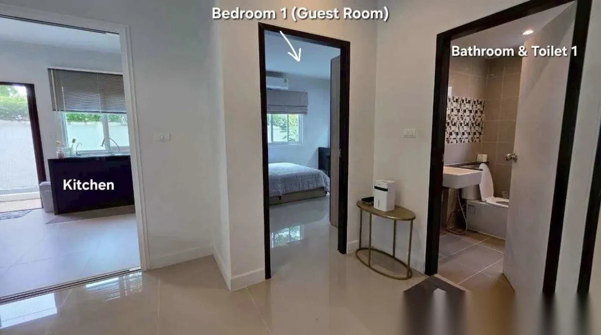 3 Bedroom House for rent at Supalai Bella Thalang Phuket complex · Thep Krasattri — photo 6