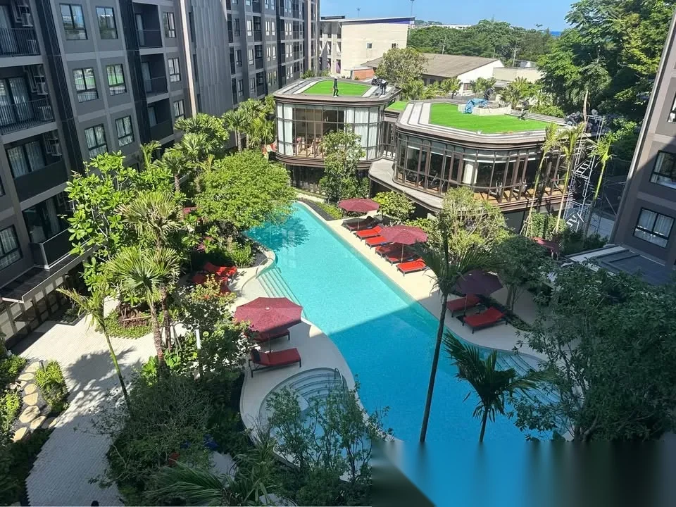 2 Bedroom Apartment for rent at The Base Cherngtalay complex · Choeng Thale · Pool View — photo 11