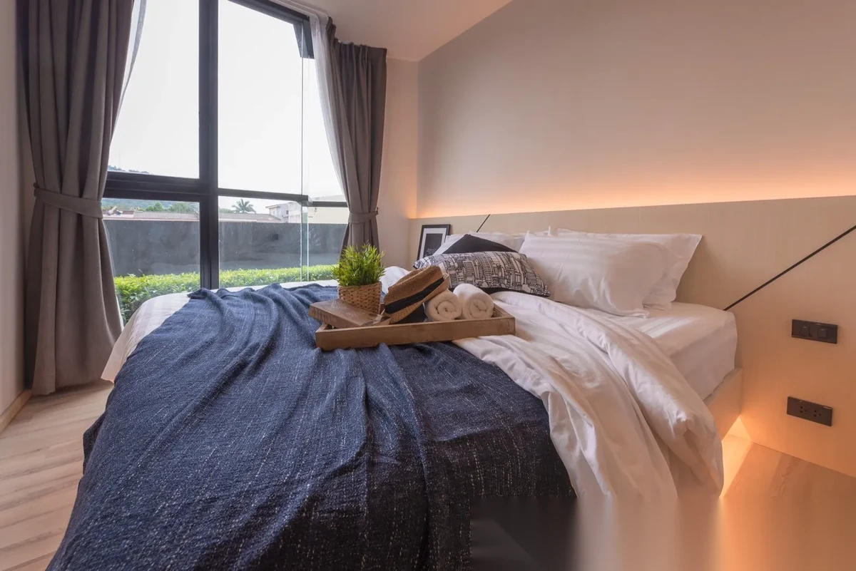 1 Bedroom Apartment for rent at The Base Height complex · Phuket Town · Garden View — photo 2
