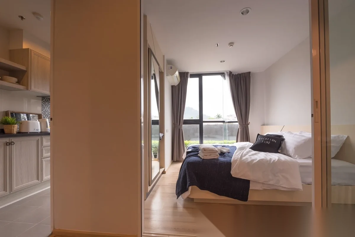 1 Bedroom Apartment for rent at The Base Height complex · Phuket Town · Garden View — photo 4