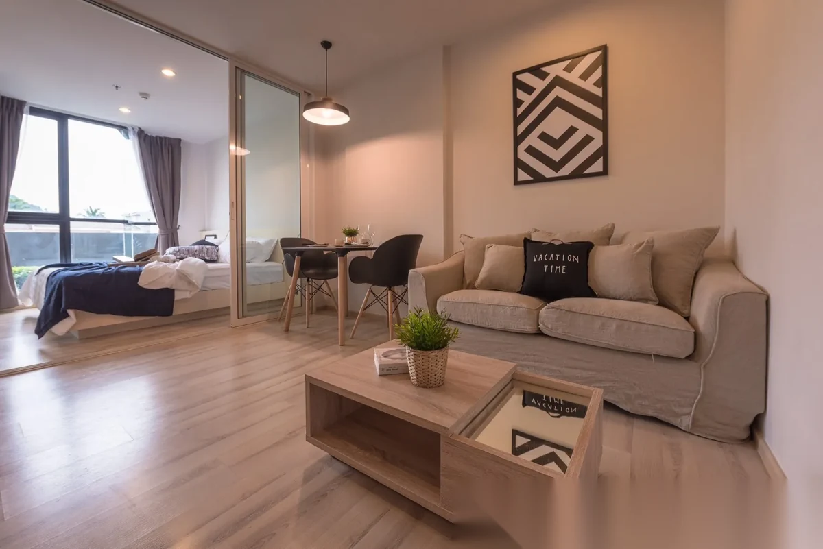 1 Bedroom Apartment for rent at The Base Height complex · Phuket Town · Garden View — photo 6