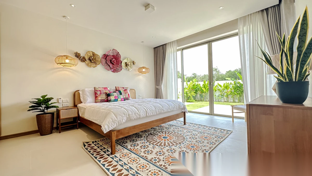 5 Bedroom Villa for rent at Trichada Essence complex · Thep Krasattri · Pool View — photo 8