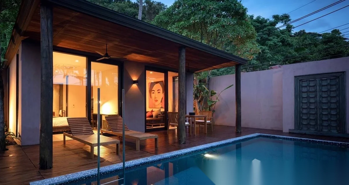 1 Bedroom Villa for rent at Villa Vimanmek Ao Yon complex · Wichit · Pool View — photo 2