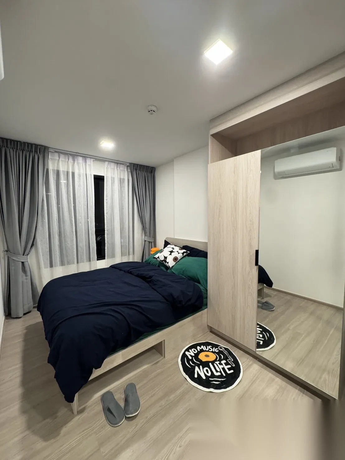 Апартаменты 1BR в ЖК THE BASE Bukit · Вичит · Вид в сад