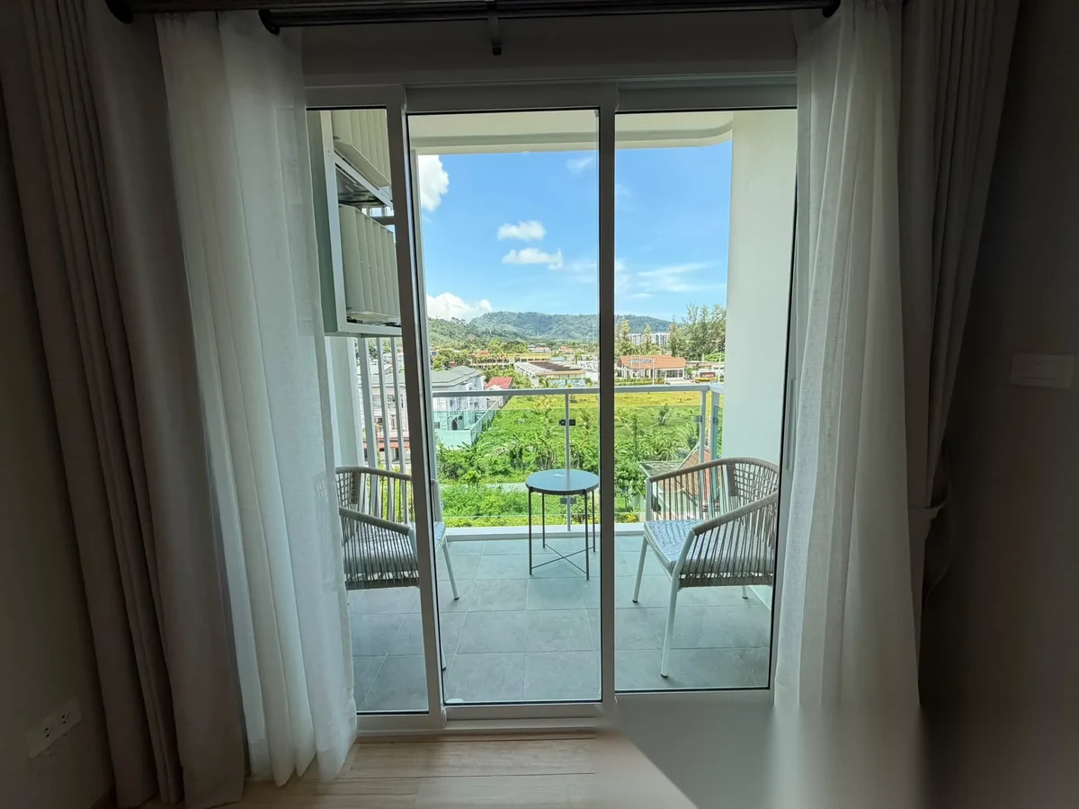 1 Bedroom Apartment for sale at The Title Serenity Naiyang complex · Sakhu · Partial Sea View — photo 3