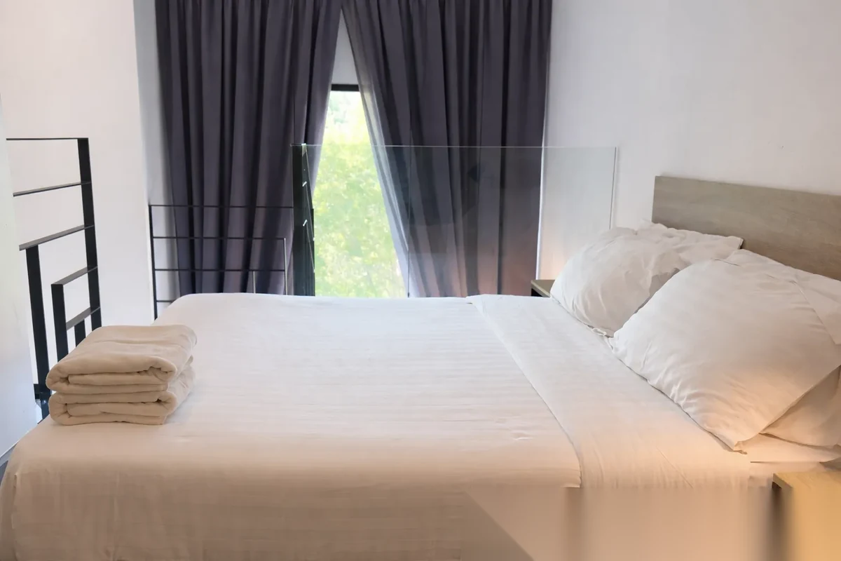 Апартаменты 1BR в ЖК Utopia Loft · Раваи · Выход к бассейну — фото 3