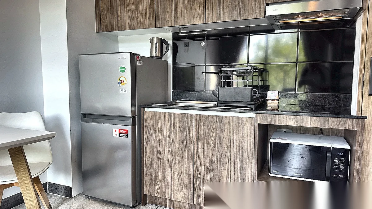Апартаменты 1BR в ЖК Utopia Loft · Раваи · Выход к бассейну — фото 7
