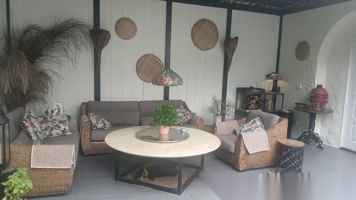 Вилла 3BR в комплексе Saiyuan Med Village · Раваи · Вид на бассейн — фото 5