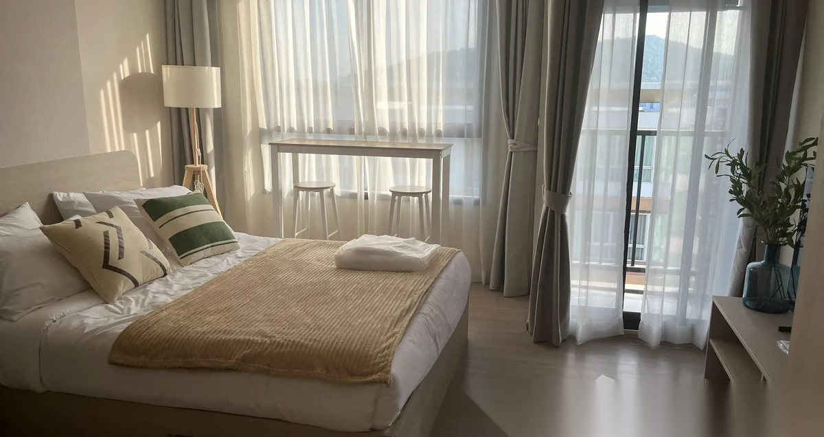 Апартаменты 1BR в ЖК Dcondo Reef Phuket · Кату · Выход к бассейну
