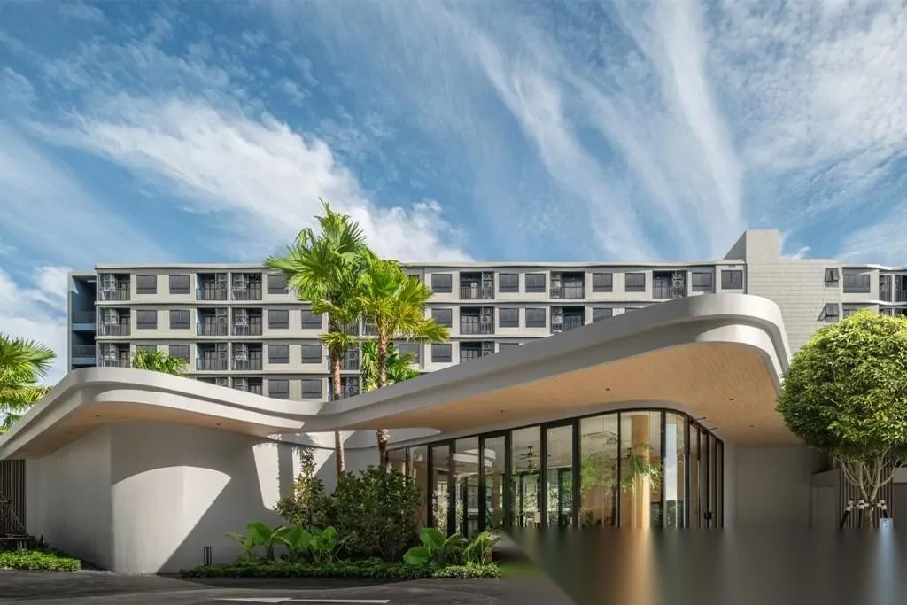 Апартаменты 1BR в ЖК Dcondo Reef Phuket · Кату · Выход к бассейну — фото 6